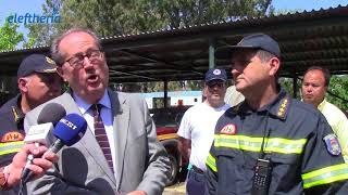 Στα χωριά τα πυροσβεστικά του Δήμου Καλαμάτας
