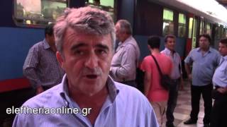 Μήνυμα υπέρ του σιδηρόδρομου στη Μεσσηνία έστειλαν συνταξιούχοι σιδηροδρομικοί